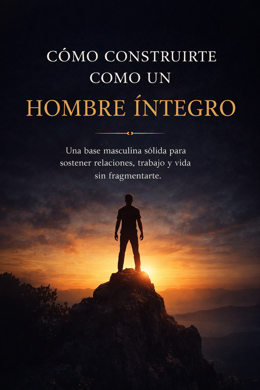 Como construirte como un hombre integro
